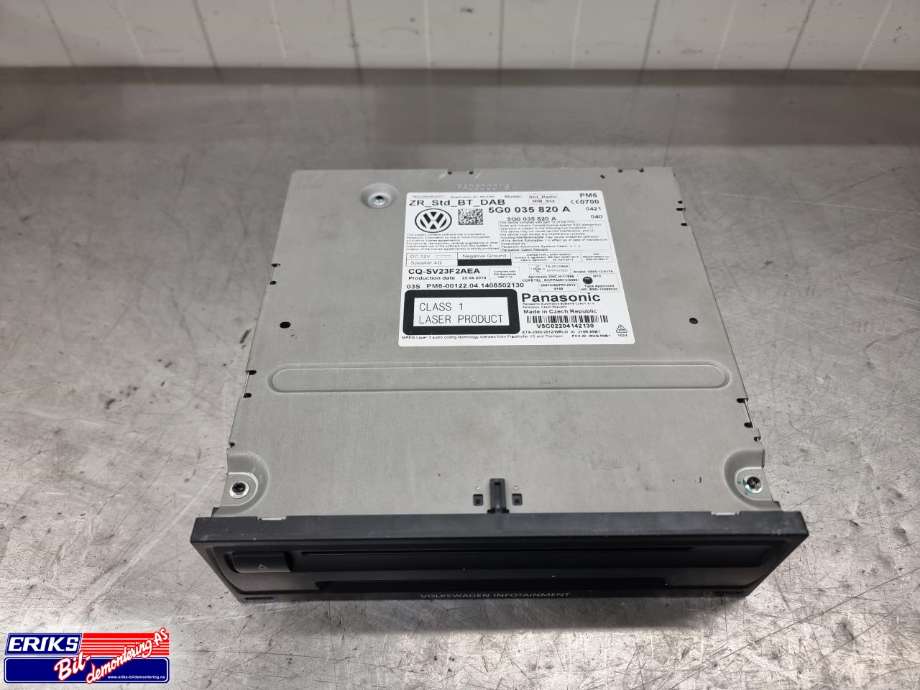 Bilstereo navigasjon spiller til VW Golf VII 2012-2017 (Fase 1)  (5G0 035 820 A|)