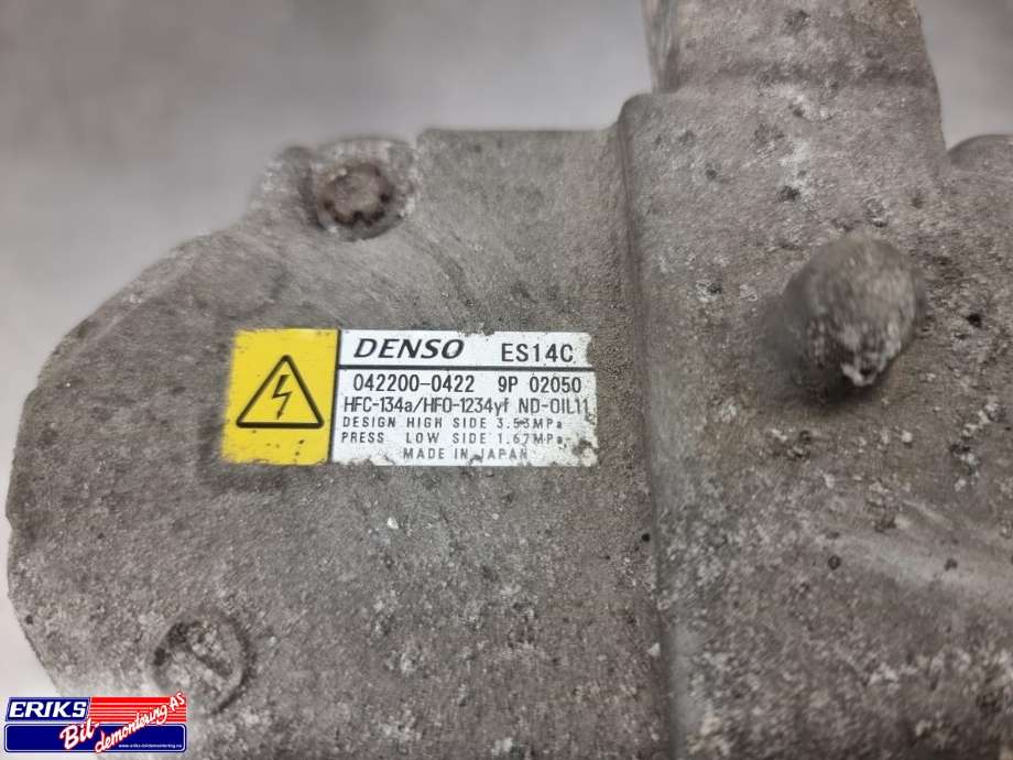Aircondition kompressor hybrid til Toyota Prius 2009-2016 (Type III) (COMBI) (COMBI) (DENSO|042200/0422|)