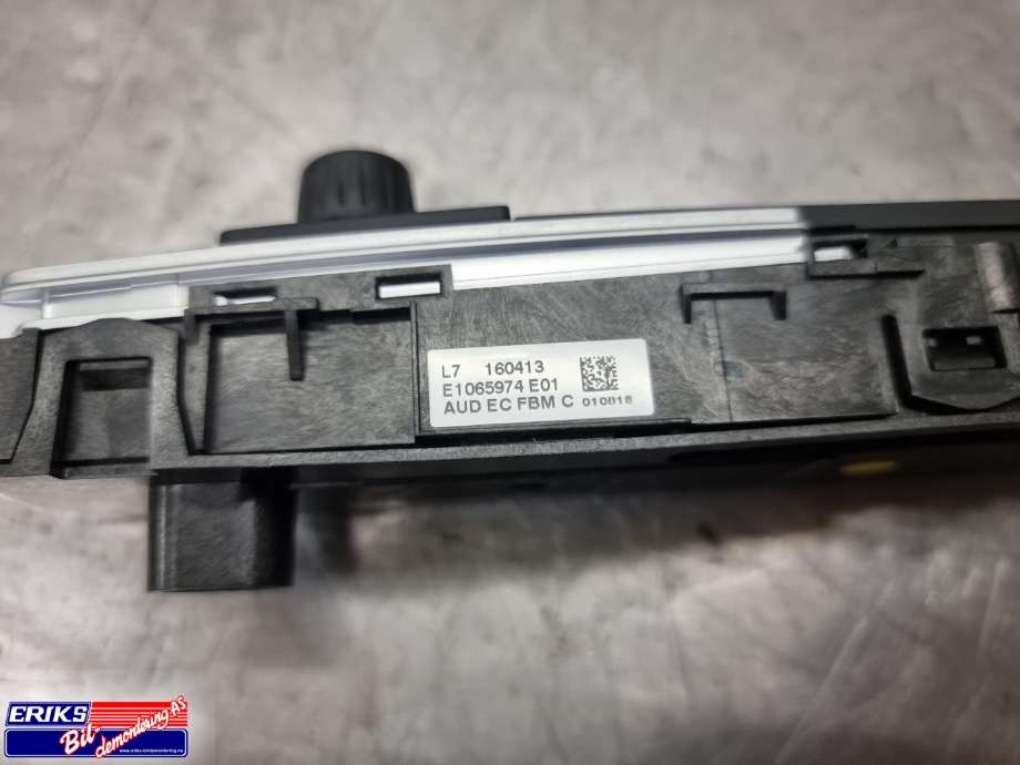 Bilstereo betjeningspanel til BMW 1-Serie 2011-2015 (Fase 1) (F20/F21) (F20/F21) (160413|)