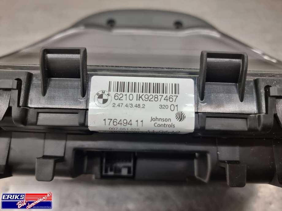 Instrumentpanel til BMW 1-Serie 2011-2015 (Fase 1) (F20/F21) (F20/F21) (9 287 467|9287467|6210 IK 9287467)