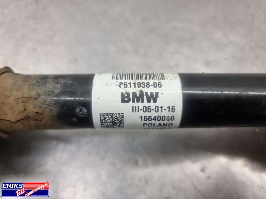 Drivaksel høyre foran, diesel/automat til BMW X1 2015-2022 (F48) (F48) (8611938 06|)