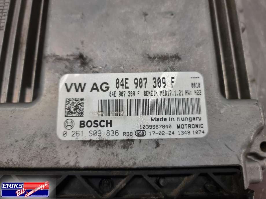 Styreenhet motor til VW Passat 2015-2019 (Fase 1) (B8) (B8) (BOSCH|04E 907 309 F|)