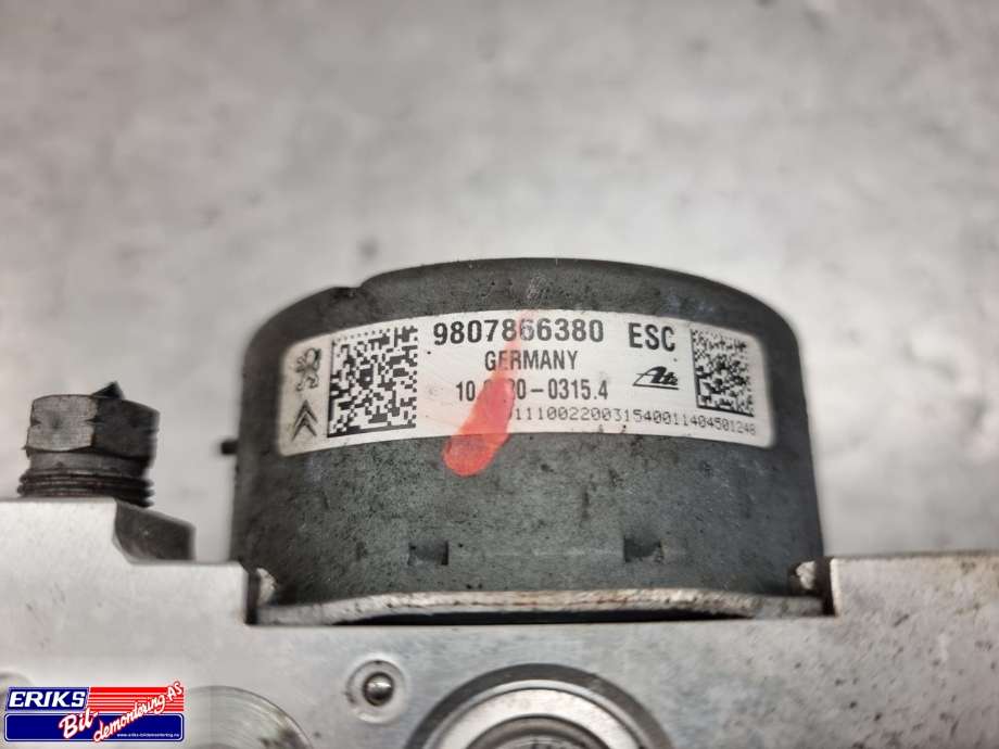 ABS sentral til Peugeot 208 2012-2019 (Type I)  (ATE|9807866380|)