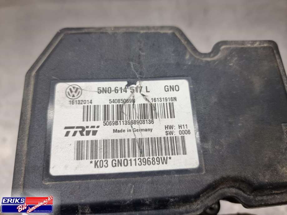 ABS sentral til VW Tiguan 2007-2011 (Type I, Fase 1)  (TRW|5N0 614 517 L|)