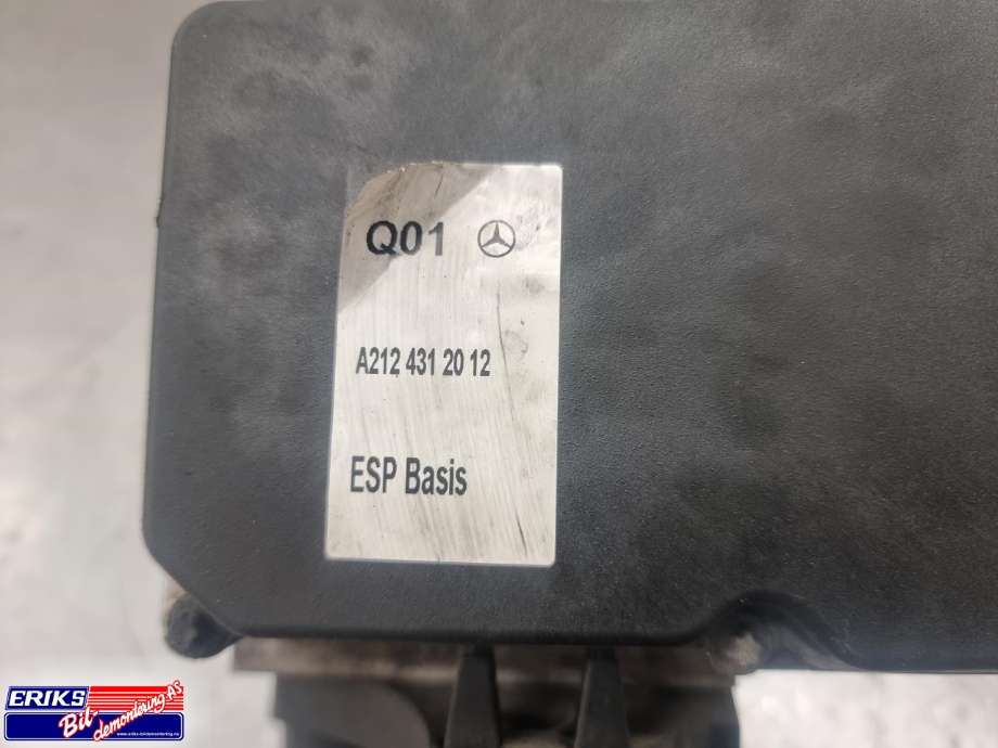 ABS sentral til Mercedes E-Klasse 2009-2013 (Fase 1) (W212) (W212) (A 212 431 20 12|A 212 431 21 12|A 212 431 21 12 80)