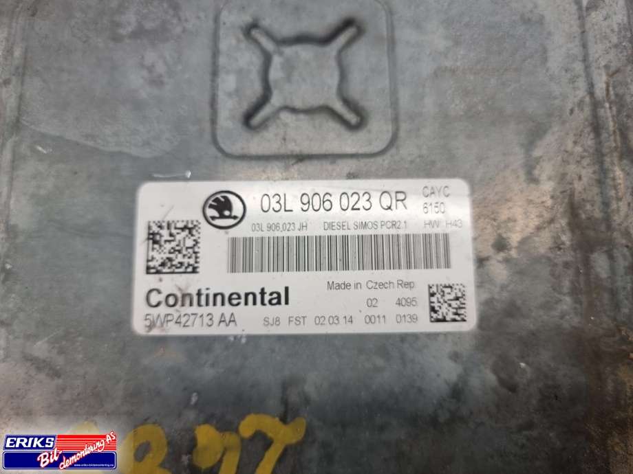 Styreenhet motor til Škoda Superb 2008-2015 (Type II)  (CONTINENTAL|03L 906 023 QR|)