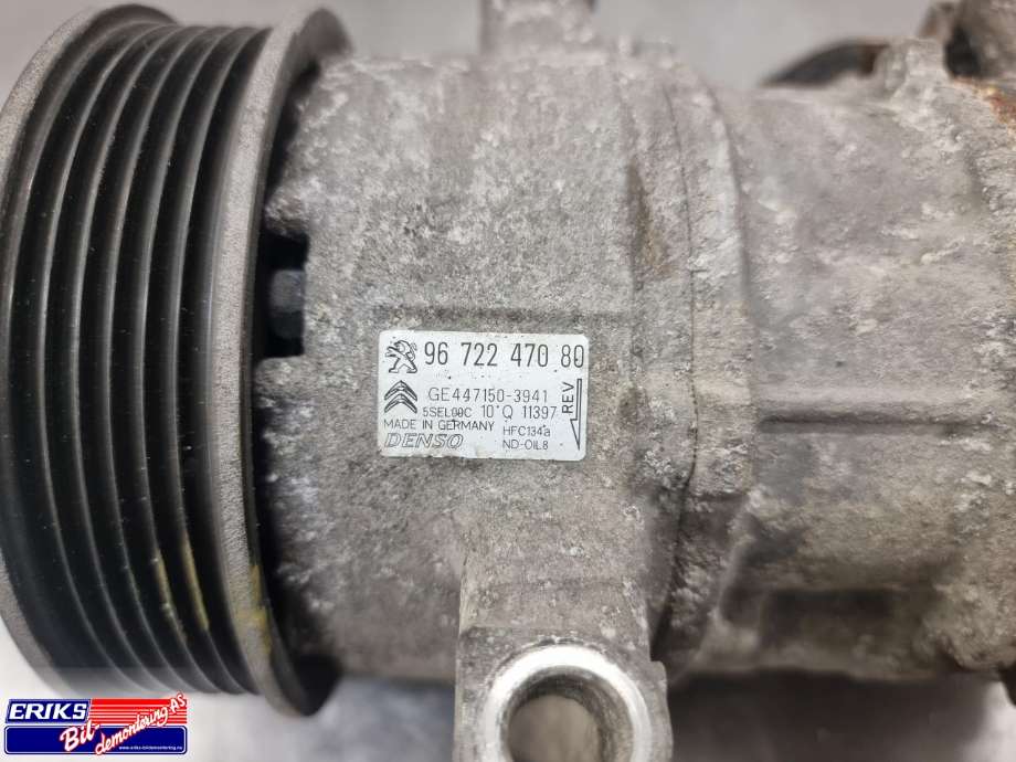 Aircondition kompressor til Peugeot 2008 2013-2019 (Type I)  (DENSO|9672247080|)
