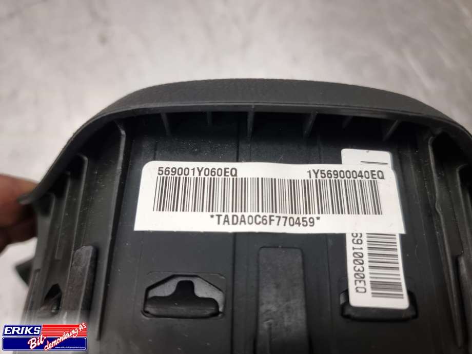 Airbag rattpute til Kia Picanto 2011-2017 (Type II)