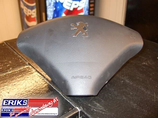 Airbag ratt til Peugeot 307, 2001-2004 (Fase 1)  (PEUGEOT|96345028ZR)
