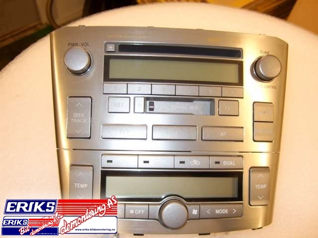 Varmeapparat betjening til Toyota Avensis, 2003-2008 (Type II)  (TOYOTA|)