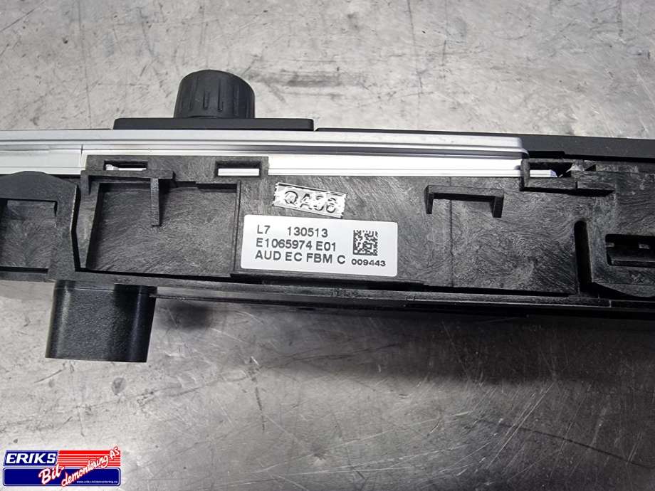 Bilstereo betjeningspanel til BMW 1-Serie 2011-2015 (Fase 1) (F20/F21) (F20/F21) 