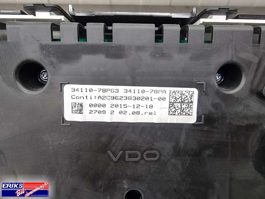 Instrumentpanel til Suzuki Swift 2011-2017 (34110-78PG3|)