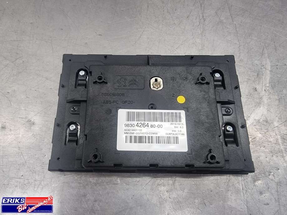 Bilstereo navigasjon skjerm til Peugeot Partner 2019-->> (Type III)  (983042648000|)