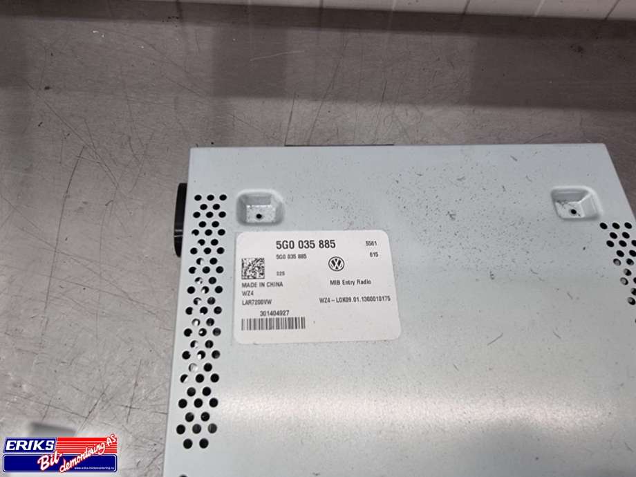 Bilstereo til VW Scirocco 2008-2013  (5G0 035 885|)