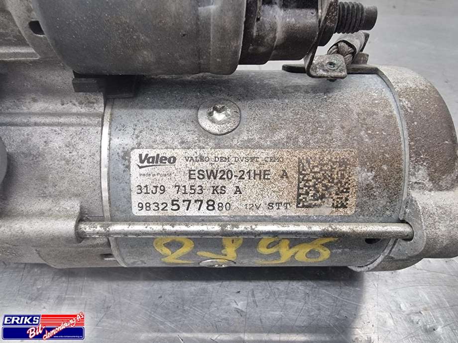 Starter diesel til Citroën C5, Aircross 2019-->>  (VALEO|9832577880|)