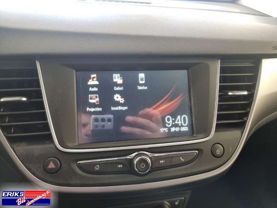Bilstereo navigasjon til Opel Crossland X, 2017-->>  