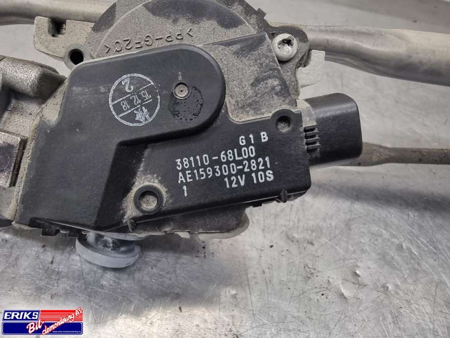 Viskermotor frontrute komplett m/overføring til Suzuki Swift 2011-2017  (38110-68L00|)
