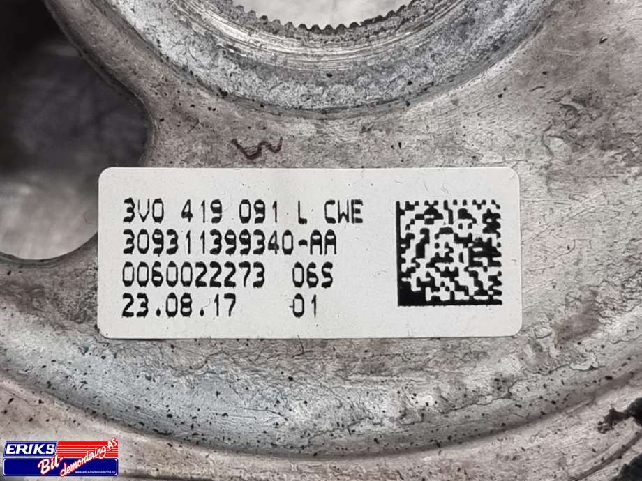 Ratt til Škoda Fabia 2014-2021 (Type III)  (3V0 419 091 L|)