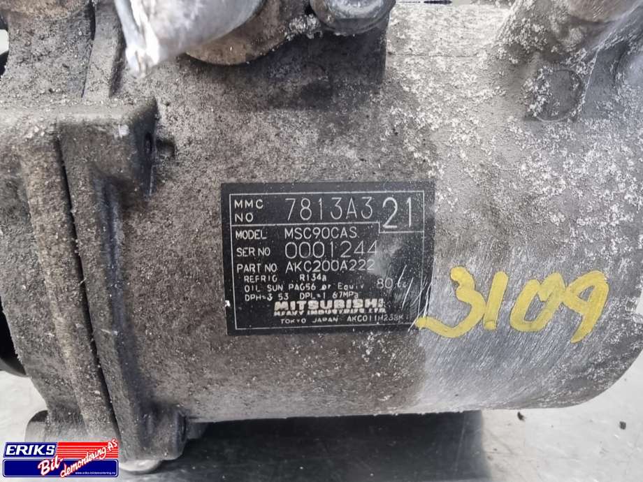 Aircondition kompressor til Mitsubishi Outlander 2007-2010 (Type II, Fase 1)  (7813A321|7813A328|)