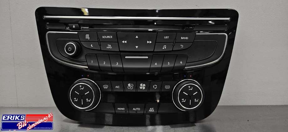 Varmeapparat betjening til Peugeot 508 2011-2014 (Type I, Fase 1)
