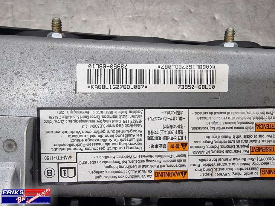 Airbag kne til Suzuki Swift 2011-2017 (73950-68L10|)