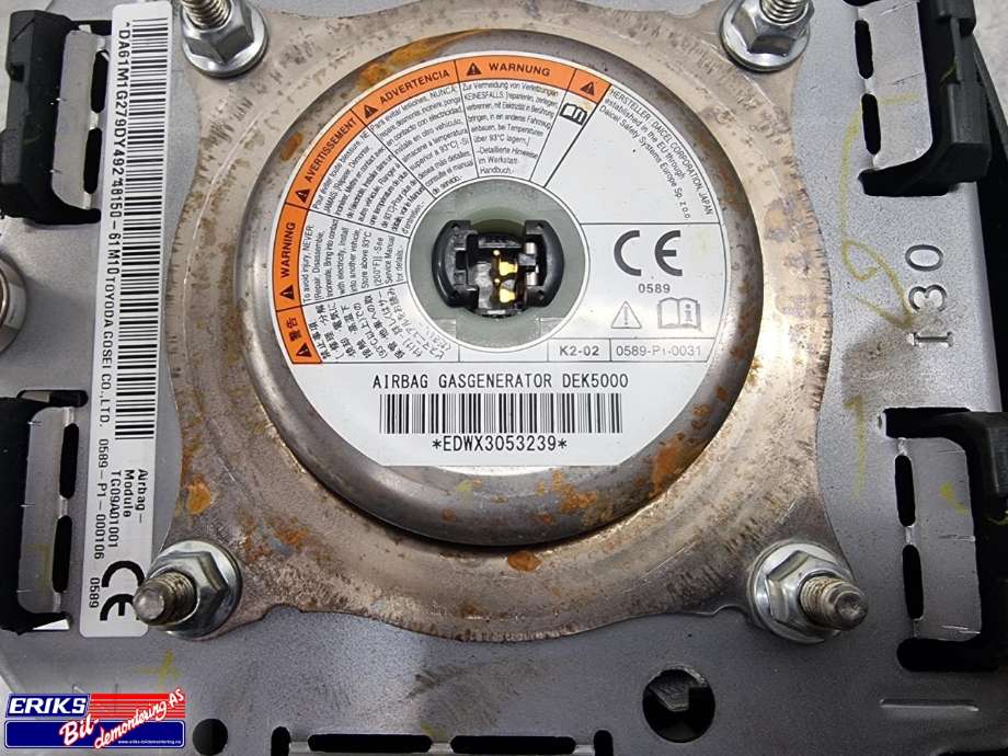 Airbag rattpute til Suzuki Swift 2011-2017  (48150-61M10|)