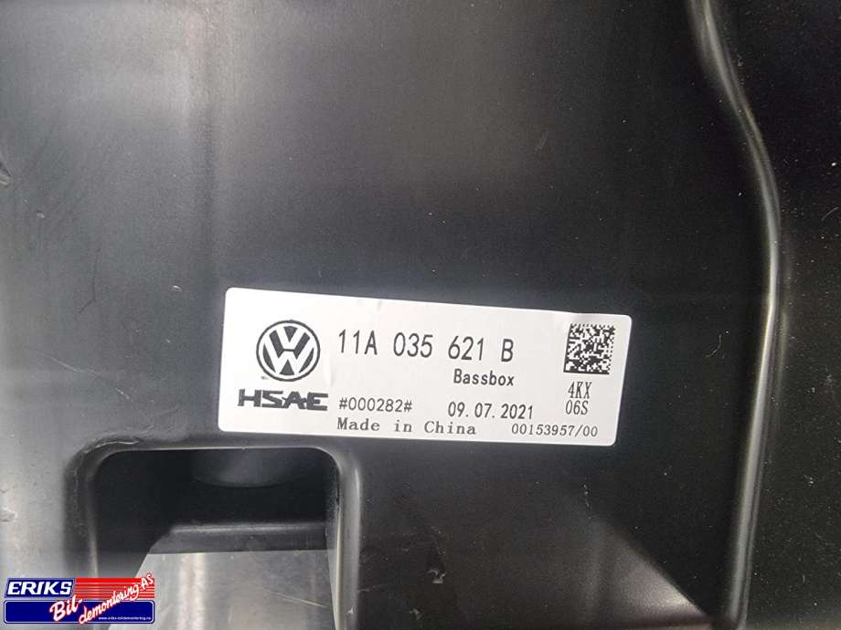 Bilstereo sub-woofer til Audi Q4 e-tron 2021-->>  (11A 035 621 B|)