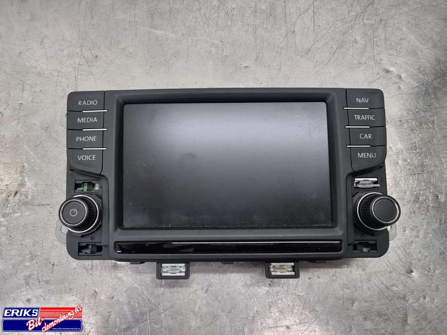 Bilstereo navigasjon skjerm til VW Polo 2014-2017 (Type V, Fase 2) (6C0919603A|)