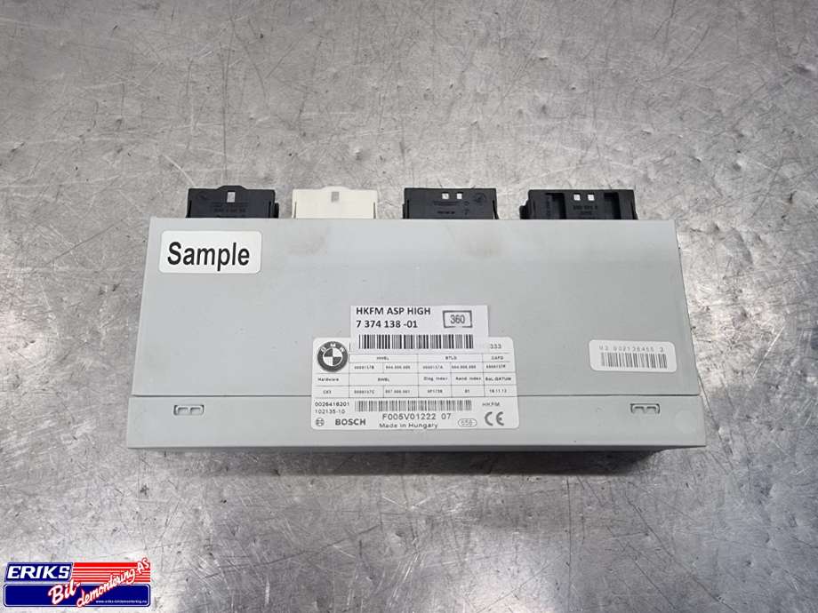 Styreenhet elektrisk bakluke til BMW 3-Serie, 2012-2018 (F30/F31/F34) (F30/F31/F34) (BOSCH|7374138)