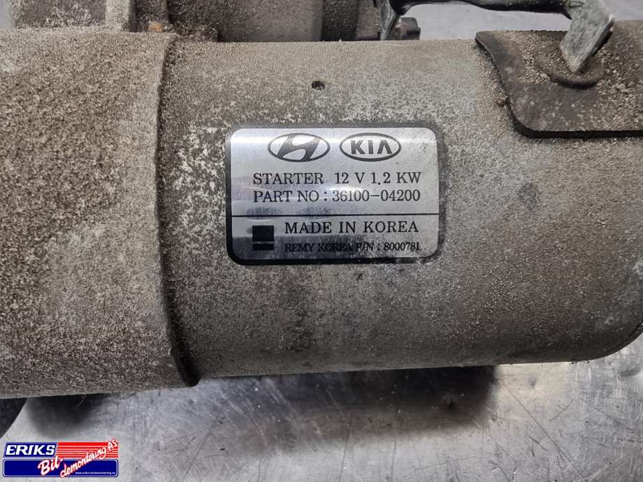 Starter til Kia Rio 2011-2017 Type III  (36100-04200|)