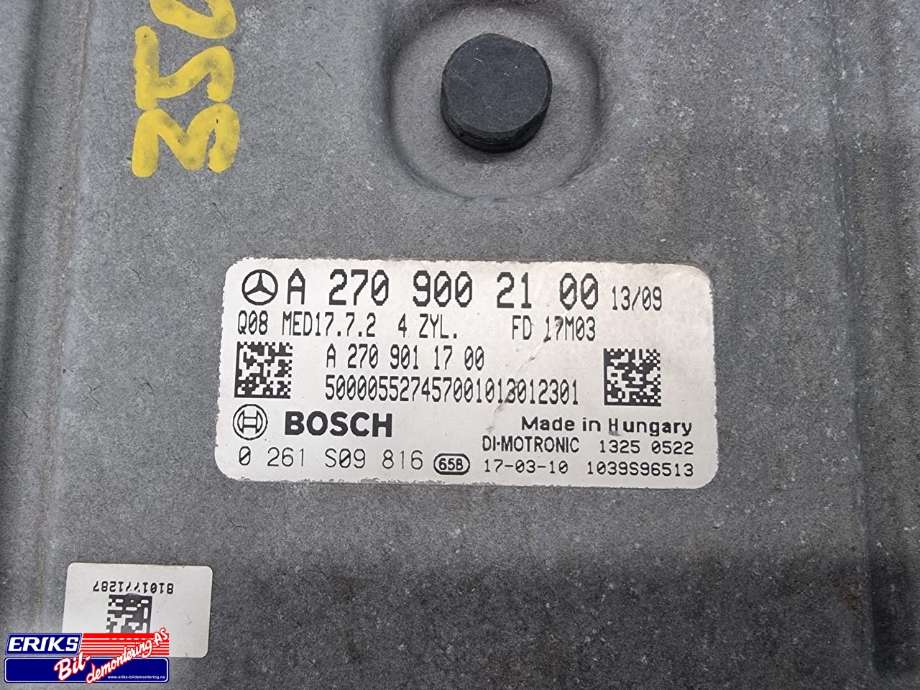 Styreenhet motor til Mercedes A-Klasse 2012-2018 (W176) (W176) (BOSCH|A2709002100|)