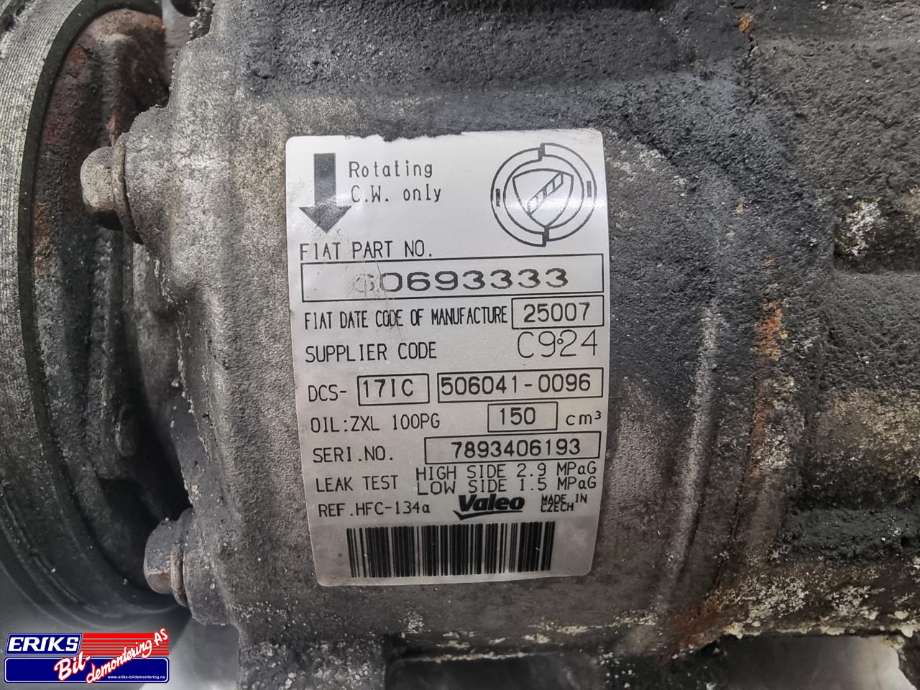 Aircondition kompressor til Alfa Romeo 159 2005-2011 (60693333|)