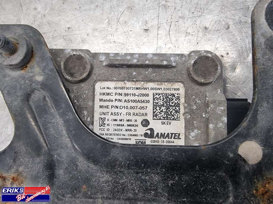 Sensor radar til Kia e-Soul 2019-->> (Type III)  (99110-J2000|)