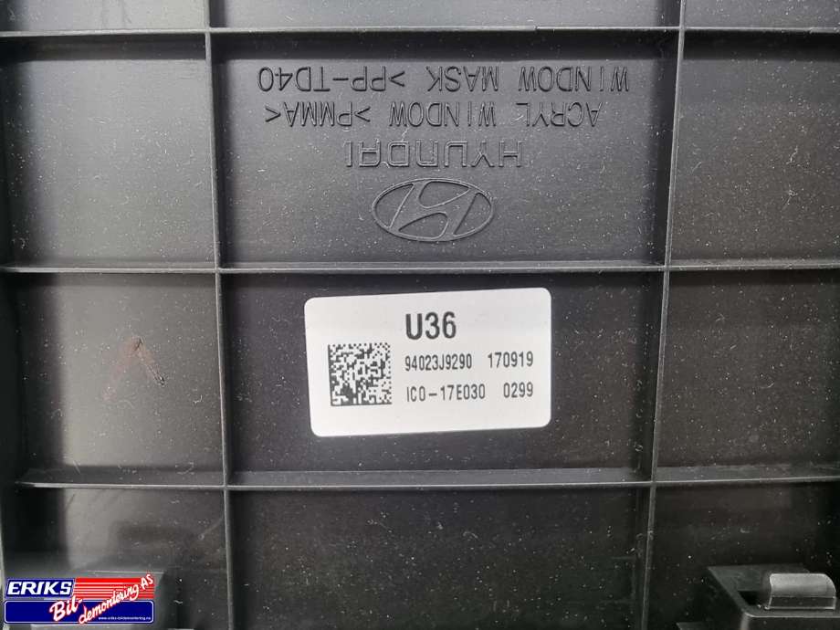 Instrumentpanel til Hyundai Kona 2017-2021 (Type I, Fase 1)  (94023J9290|)