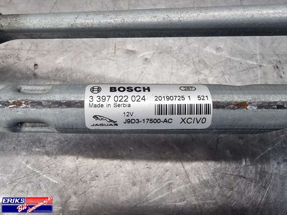Viskermotor frontrute komplett m/overføring til Jaguar I-PACE 2018-->>  (BOSCH|J9D317500AC|1397225003|3397022024)