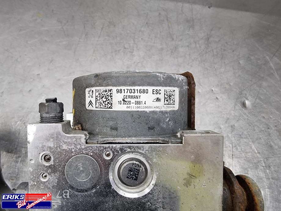 ABS sentral til Peugeot 208 2012-2019 (Type I) (ATE|9817031680|)
