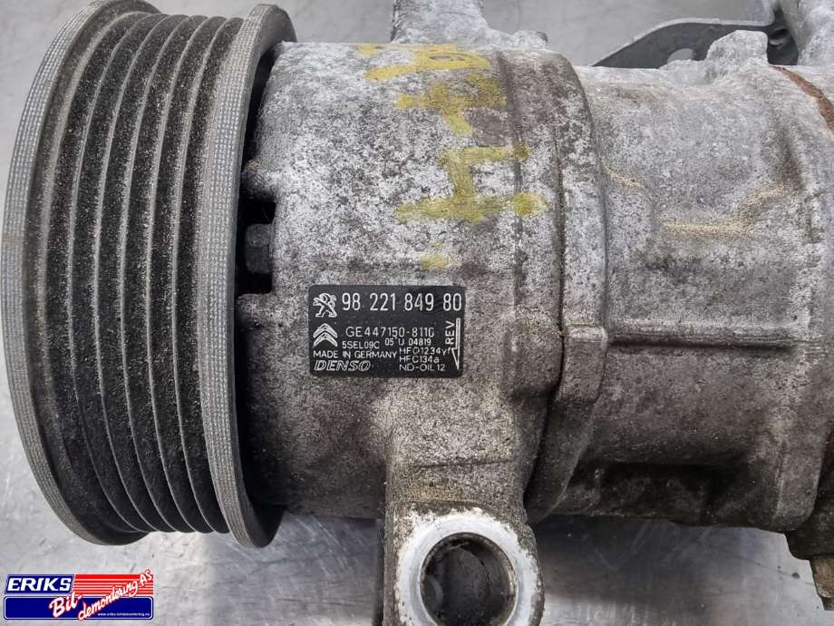 Aircondition kompressor til Peugeot 208 2012-2019 (Type I)  (DENSO|9822184980|)