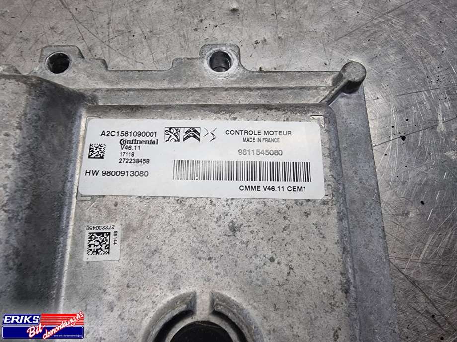 Styreenhet motor til Peugeot 208 2012-2019 (Type I)  (CONTINENTAL|9088913080|)