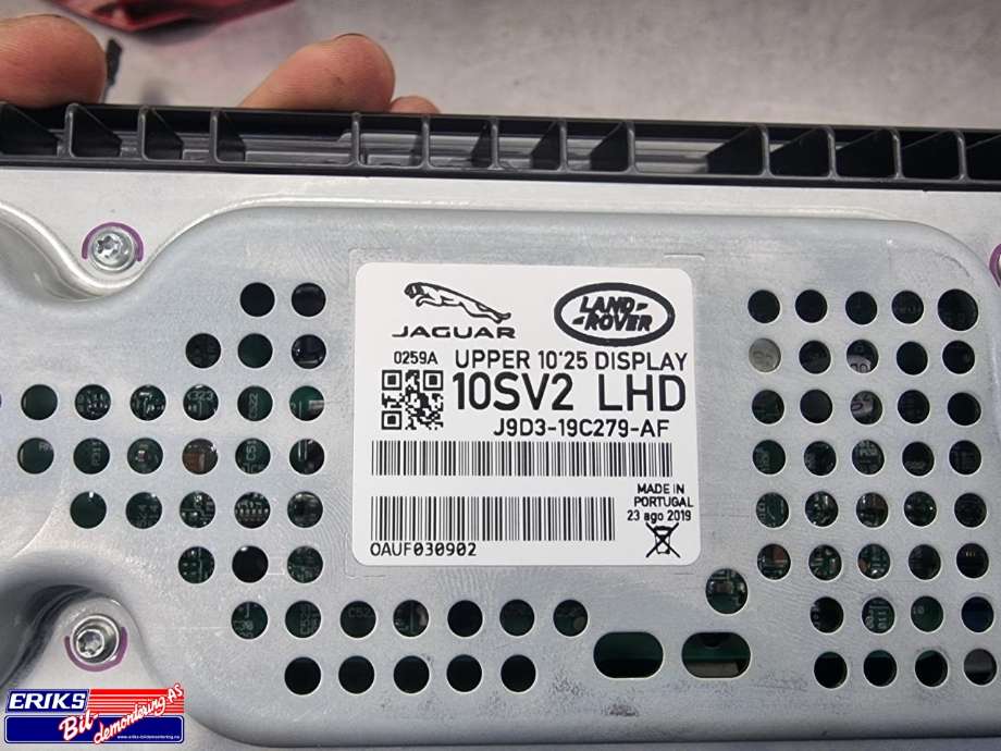 Multimedia display (MCU - Media Controller Unit) til Jaguar I-PACE 2018-->>  (J9D3-19C279-AF|)