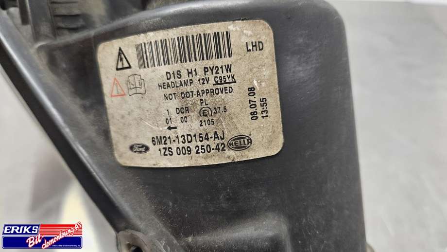 Frontlykt venstre xenon til Ford Galaxy 2007-2010 (Type III, Fase 1)  (6M21-13006-AH|)