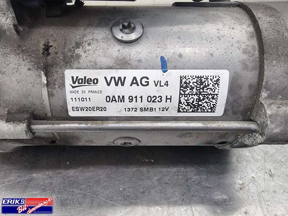 Starter diesel til VW Golf VI 2008-2012 (VALEO|0AM 911 023H|)