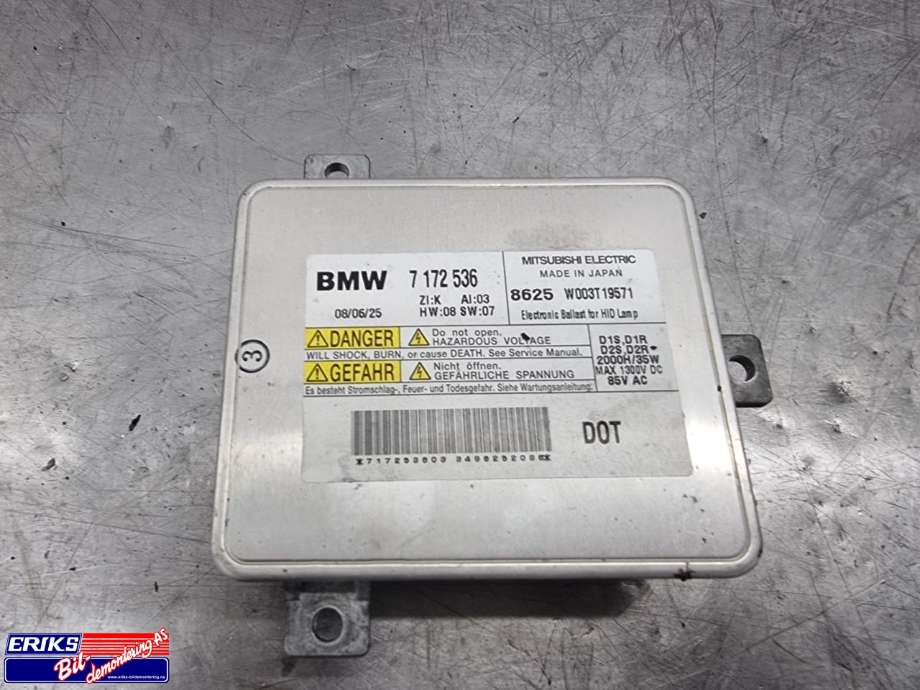 Styreenhet xenon/ballast til BMW 3-Serie 2005-2011 (E90/E91/E92/E93) (E90/E91/E92/E93) (7172536|)