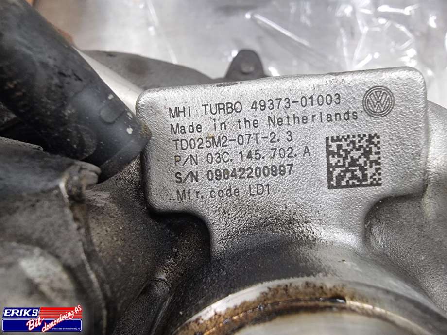 Turbo til VW Golf VI 2008-2012  (03C 145 702 L|03C 145 702 LX|)