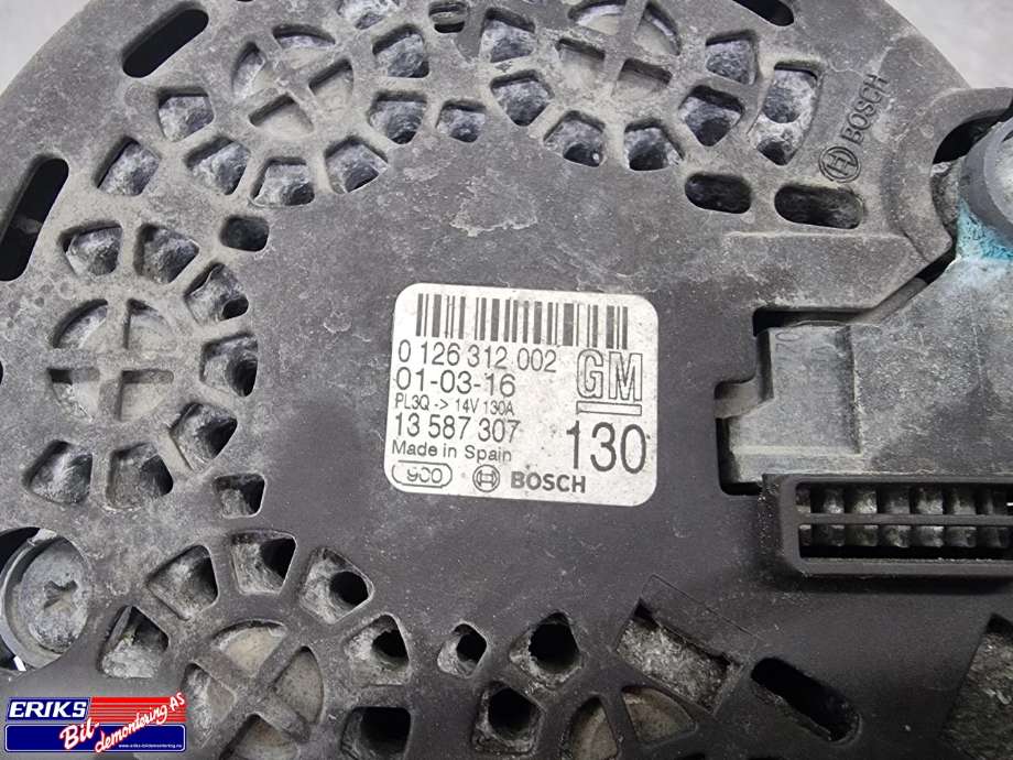 Dynamo til Opel Corsa E 2015-2019  (BOSCH|0126312002|)