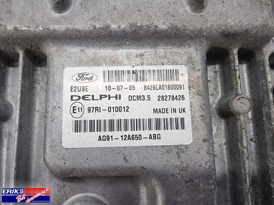 Styreenhet motor til Ford S-Max 2010-2015 (Type I, Fase 2) (DELPHI|AG91-12A650-ABG|)