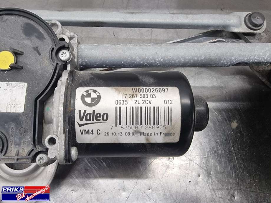Viskermotor frontrute komplett m/overføring til BMW 4-Serie 2013-2020 (F32/F33/F36) (F32/F33/F36) (VALEO|726750303|)