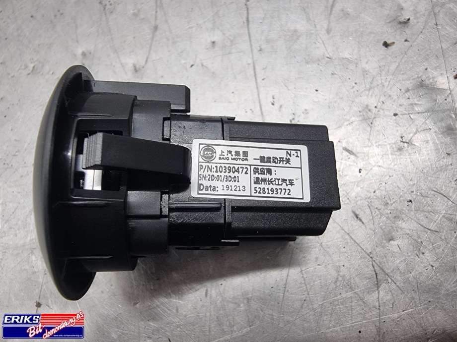 Bryter start/stopp til MG ZS EV 2019-2021 (Type I, Fase 1)  (10390472|)