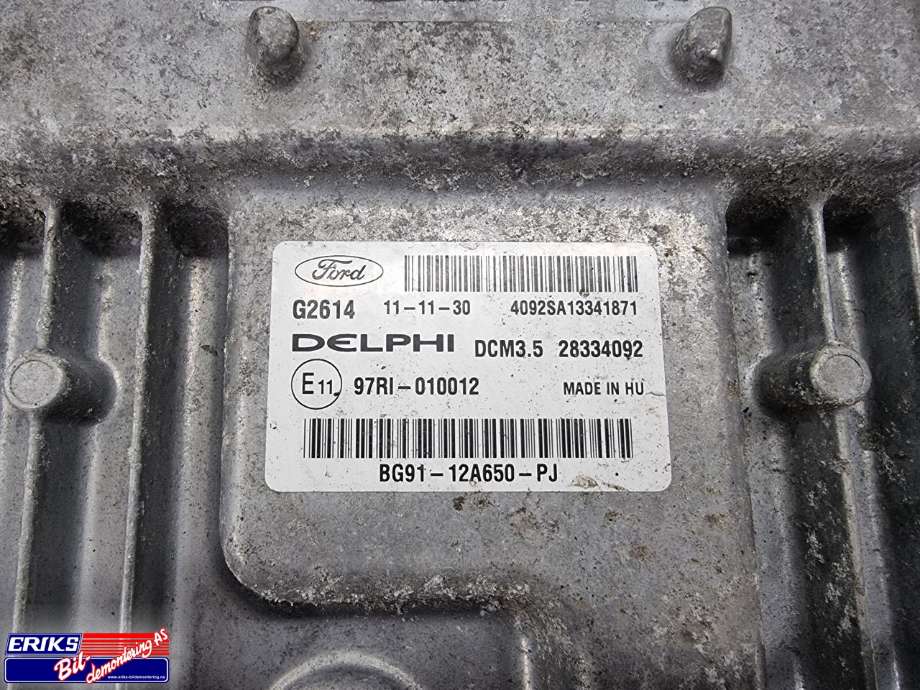 Styreenhet motor til Ford S-Max 2010-2015 (Type I, Fase 2) (DELPHI|BG91-12A650-PJ|)
