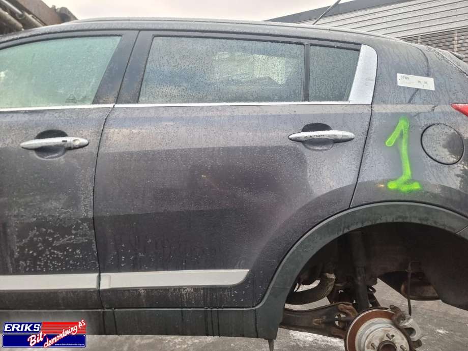 Dør venstre bak til Kia Sportage, 2010-2016 (Type III)  