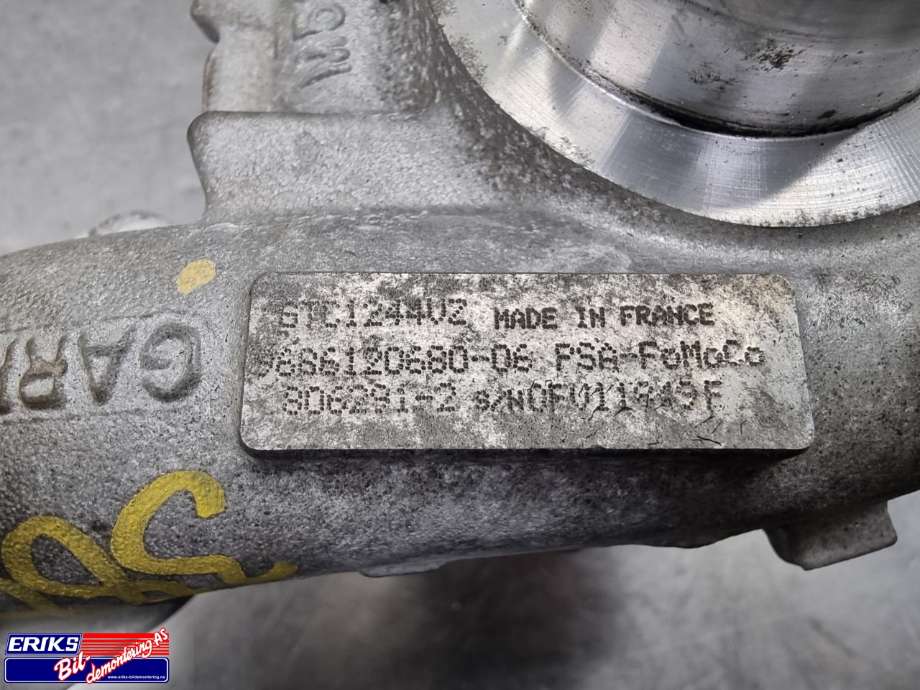 Turbo til Peugeot 508 2011-2014 (Type I, Fase 1)  (9686120680|)